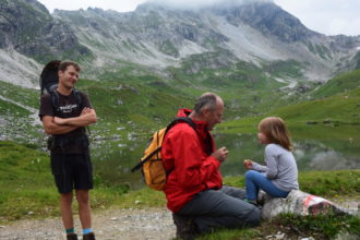 Jausenpause am Zaunersee