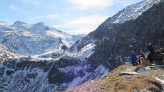 Blick zu den Hohen Tauern