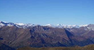 Blick zu den Hohen Tauern