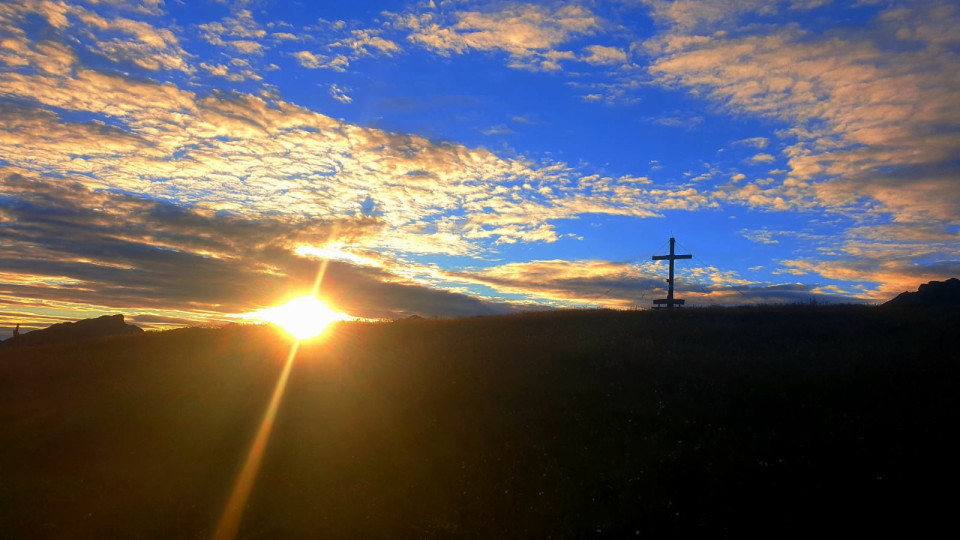 Sonnenuntergang auf der Gensgitsch