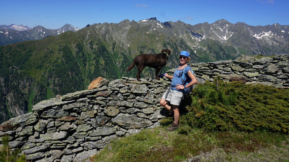 sagenhafte Steinmauer auf der Gensgitsch